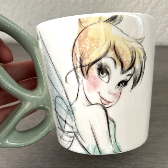 Feminine Girly Disney Tinkerbell coffee mug in gorgeous Pastel colors - Picture 7 of 7